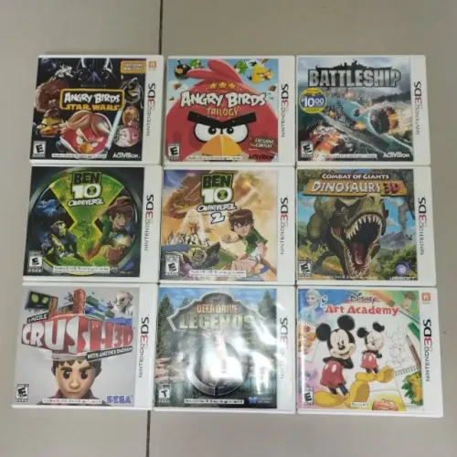 JOGOS ORIGINAIS E COMPLETOS PARA NINTENDO 3DS - PREÇO UNITÁRIO