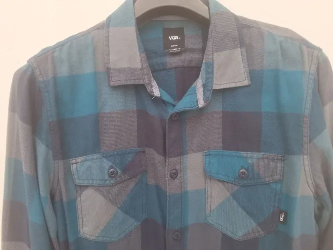 Camisa flanela xadrez vans 