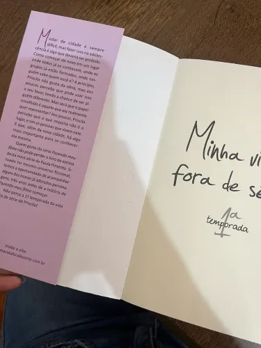 Livro Minha Vida Fora de Série 1ª temporada Paula Pimenta