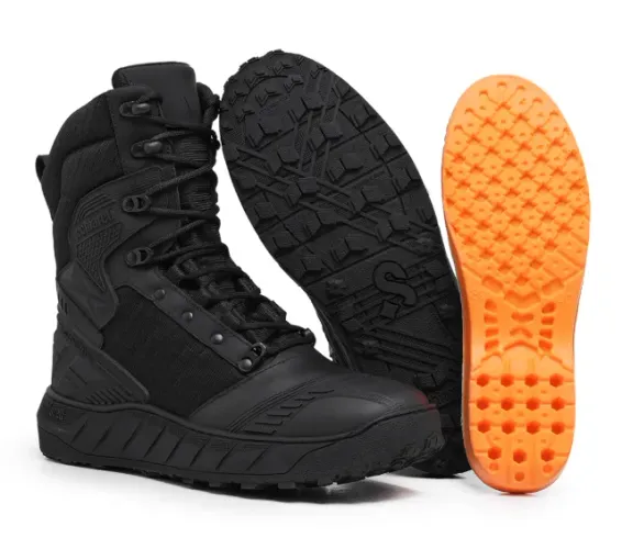 NOVO Bota Coturno Couro Schiareli 974 Cano Alto Motociclista Militar Bombeiro Policial