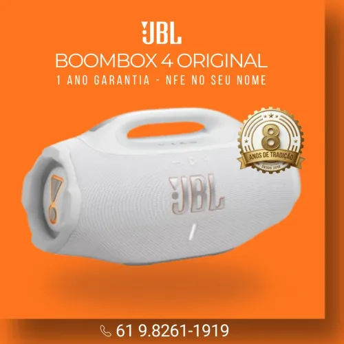 JBL BOOMBOX 4 | ORIGINAL LACRADA REVENDA AUTORIZADA NF-E