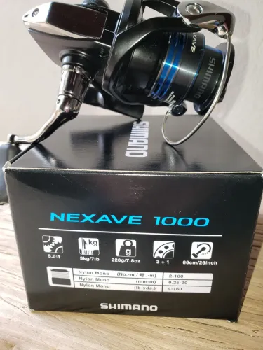 Molinete shimano nexave novo original 1000.