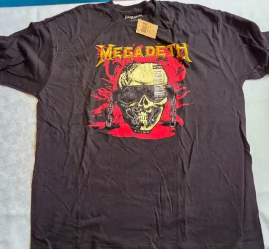 Camiseta Megadeth Oficial Importada Nova 