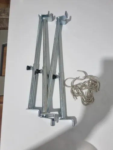 Kit suporte pra freezer tendal 4 peças + ganchos