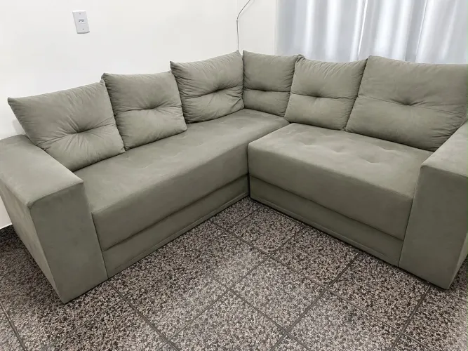Sofá 5 lugares em L