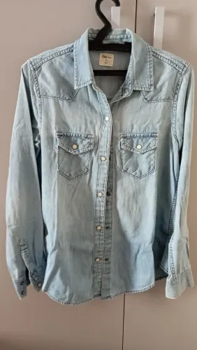 Camisa feminina jeans da Gap tamanho P