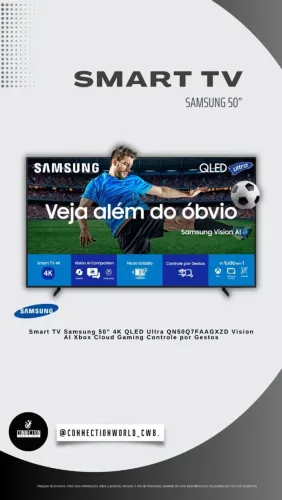 TV samsung 50 4k ultra QLED Q7F 2025 - Nova 