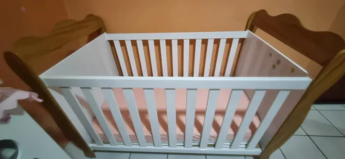 Berço mdf, colchão ortobom impermeável, semi novo, comprado em 04/2025