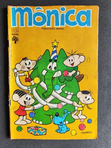 Mônica #20 (Abril) - COM O BRINDE ORIGINAL - Ed. Especial de Natal. Gibi raro. Anos 70