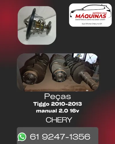 Peças Tiggo 2010 2011 2012 2013 manual 2.0 16v