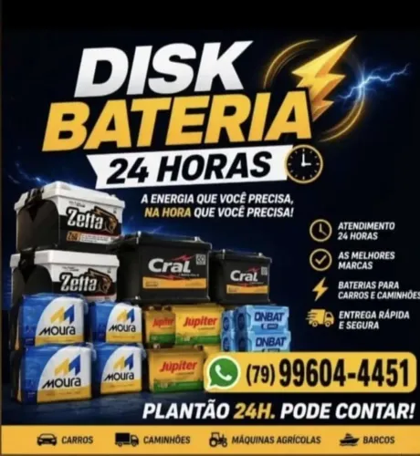 Bateria para carro a partir de R$250