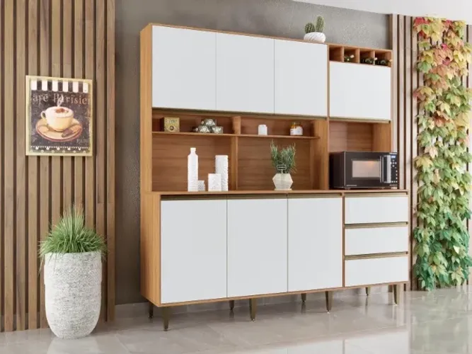 Armário De Cozinha 7P e 3G Novo na Promoção