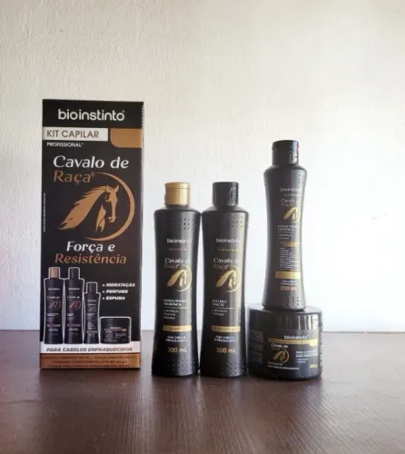 Kit Cavalo de Raça Bio Instinto 4 Itens - Força e Crescimento