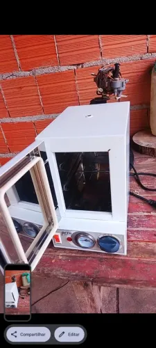 Estufa esterilizadora.  De 535 por apenas 150 