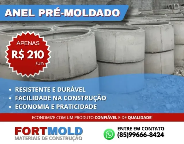 ANEL PRÉ-MOLDADO
