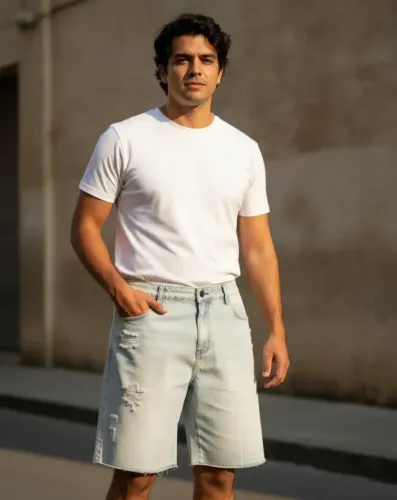 Bermuda Jeans Masculina 62