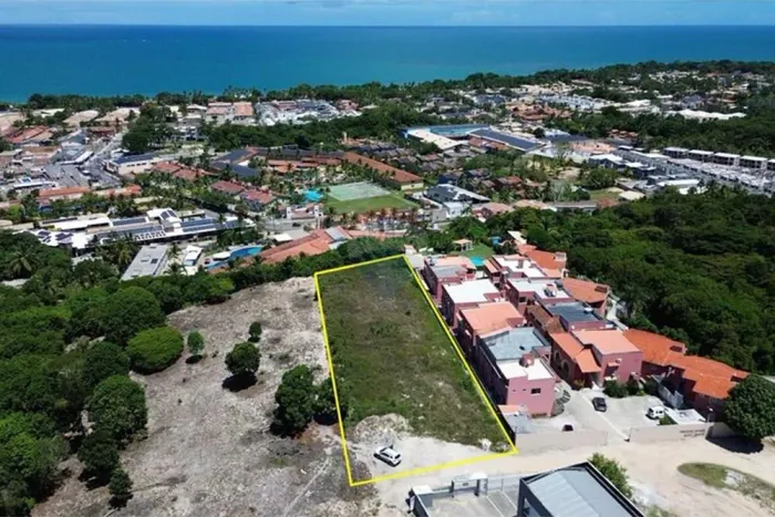 Terreno com vista mar no alto Taperapuan Porto Seguro Bahia