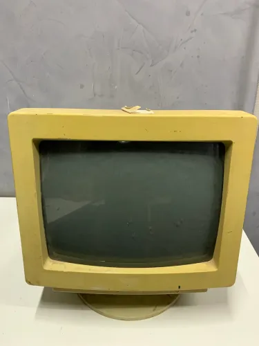 MONITOR CRT ANOS 80/90 SAMSUNG DOADOR VITAGE RETRÔ TUBO CRT BRANCO