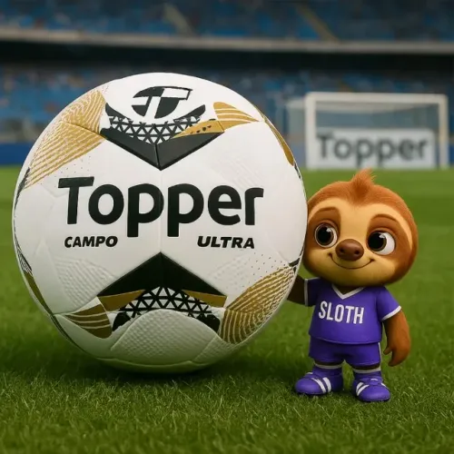 Bola De Futebol De Campo Topper Ultra Dupla Colagem Oficial