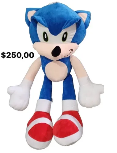 Pelúcia do sonic 