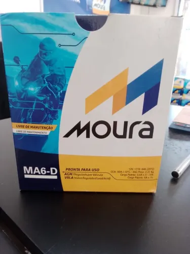 Bateria 6 Amperes Moura 
