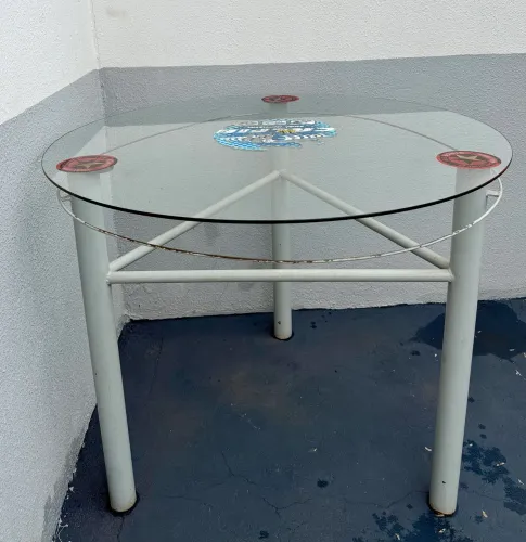 Mesa Oval Vidro