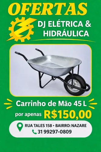 Carrinho de Mão Novo