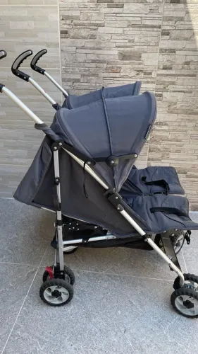 Carrinho de bebê gêmeos Burigotto Duetto 