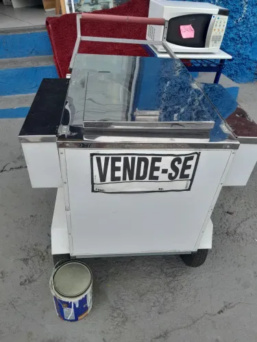 Carrinho de mão para venda ambulante 