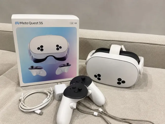 Meta Quest 3S 128GB Completo | Caixa e Acessórios Originais