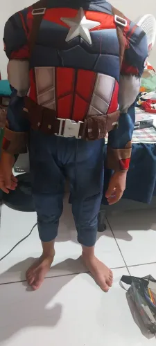 Fantasia infantil linda capitão América
