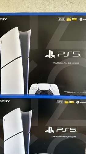 Ps5 slim digital Nova versão 1 ano garantia Lacrado
