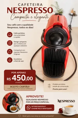 Máquina de café nespresso