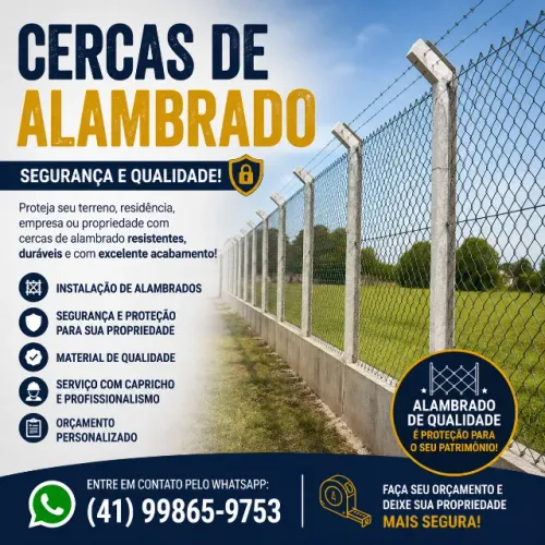 Cercas de Alambrado em Curitiba e região