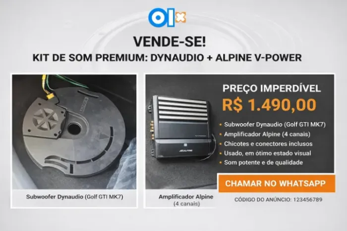 KIT DE SOM PREMIUM: DYNAUDIO + ALPINE V-POWER