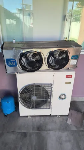 Unidade condesadora e Evaporadora câmara fria vipal danfos
