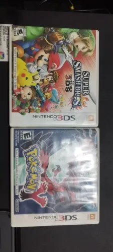 Jogos Nintendo do 3DS - Pokemon Y e Super Smash Bros