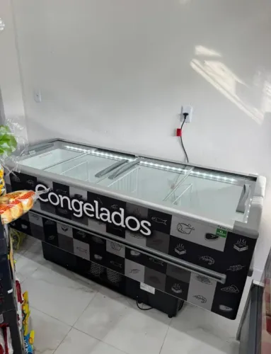 Balcão Expositor Refrigerado ilha para congelados em até 10x sem juros no cartão