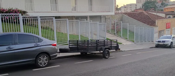 Carretinha emplacada 