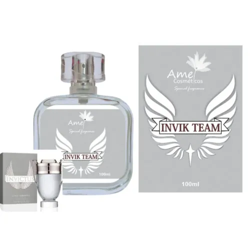 Perfume Invik Team Amei Cosméticos 100ml