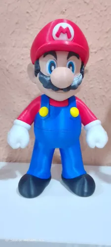 Mário Bros - Action Figure - Impressão 3D