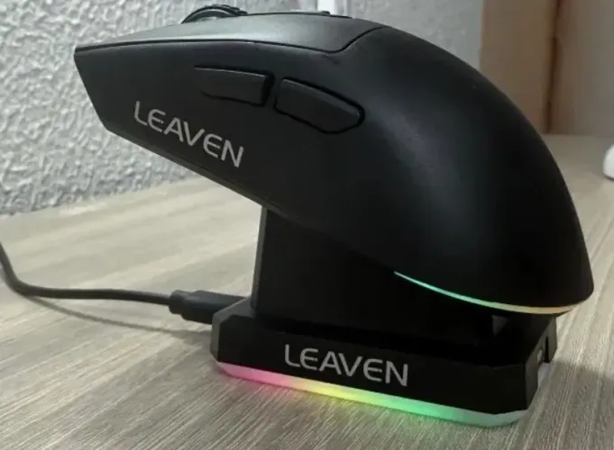 MOUSE SEM FIO LEAVEN X3 (COM DOC DE CARREGAMENTO)