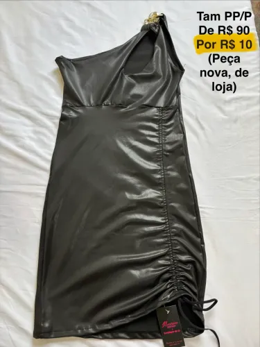 Vestido (no courinho fake)