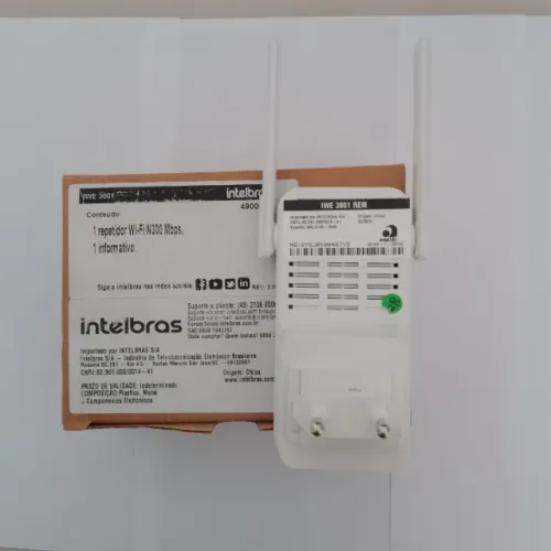 Repetidor Wi-Fi Intelbras IWE 3001 (N300 Mbps)