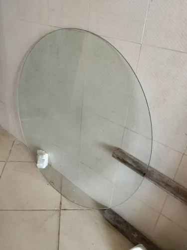 Vidro redondo para mesa de 4 lugares ou afins