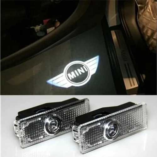 LED Cortesia Porta Mini Cooper Laser Projetor