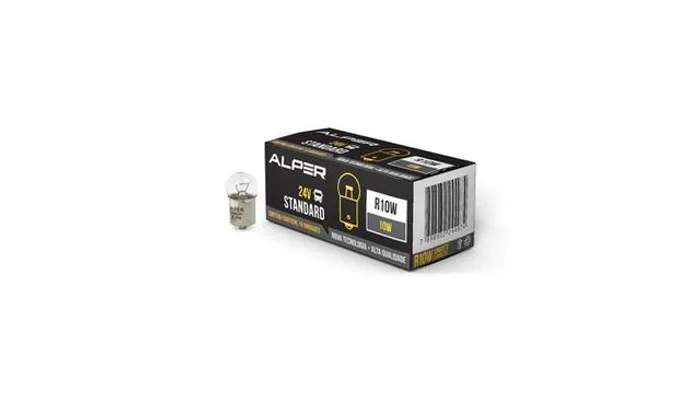Lâmpada Farol R10W 24v Halógena Original Unidade Alper