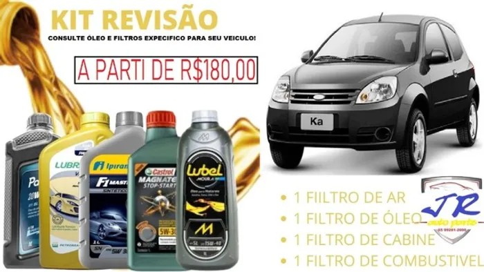Kit Troca de Óleo e Filtros