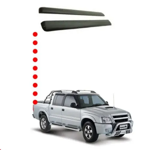 Protetor de Borda Lateral Chevrolet S10 1996 à 2011- Cabine Dupla