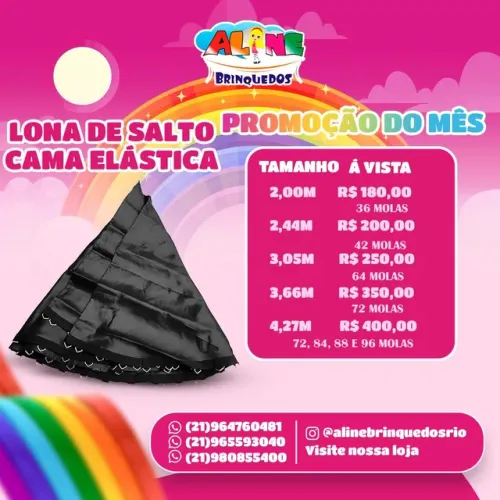 lona para cama elástica 